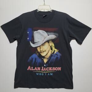 Vintage 1994 Alan Jackson “Who I Am” Tour Tee Shirt Size Large FAST SHIPPING